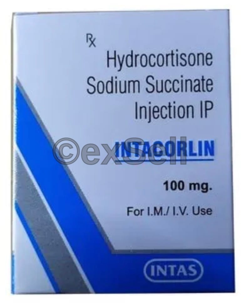 Intacorlin 100mg Injection 100 mg Injection – Hydrocortisone (100mg)