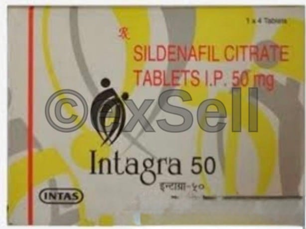 Intagra 50mg Tablet 50mg Tablet – Sildenafil (50mg)