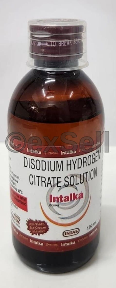 Intalka Syrup (1.53g/5ml) Syrup – Disodium Hydrogen Citrate (1.53g/5ml)