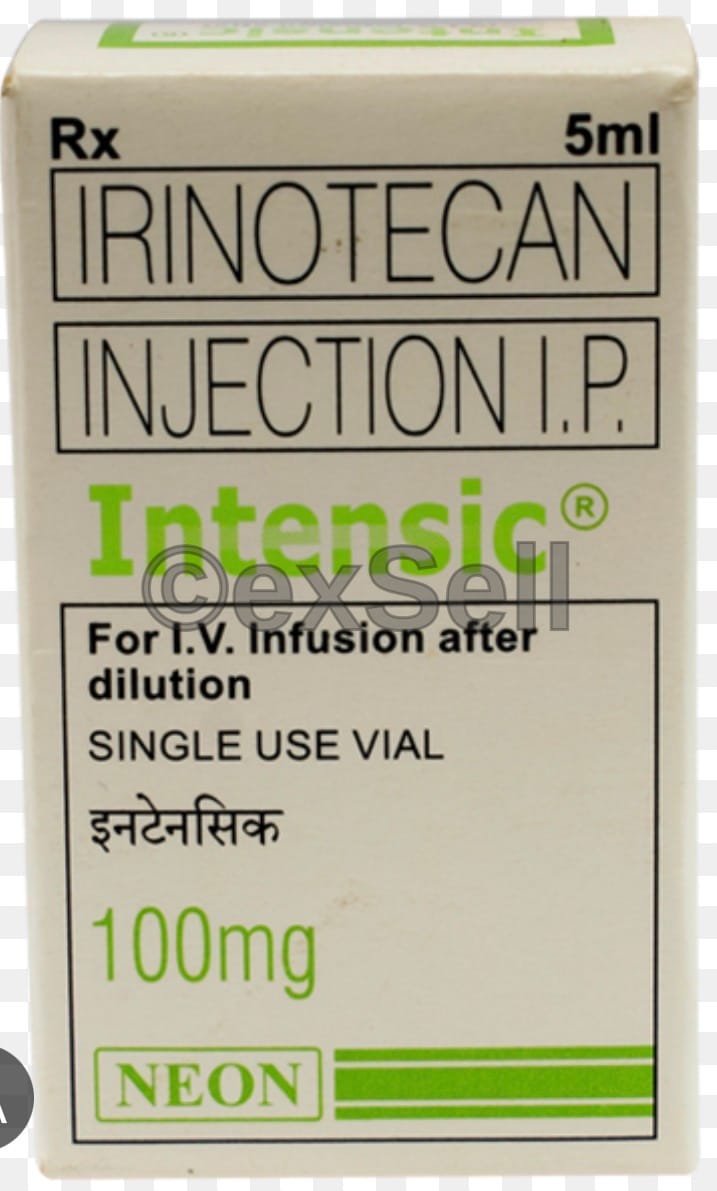 Intensic 100mg Injection 100mg/5ml Vial – Irinotecan (20mg/ml)