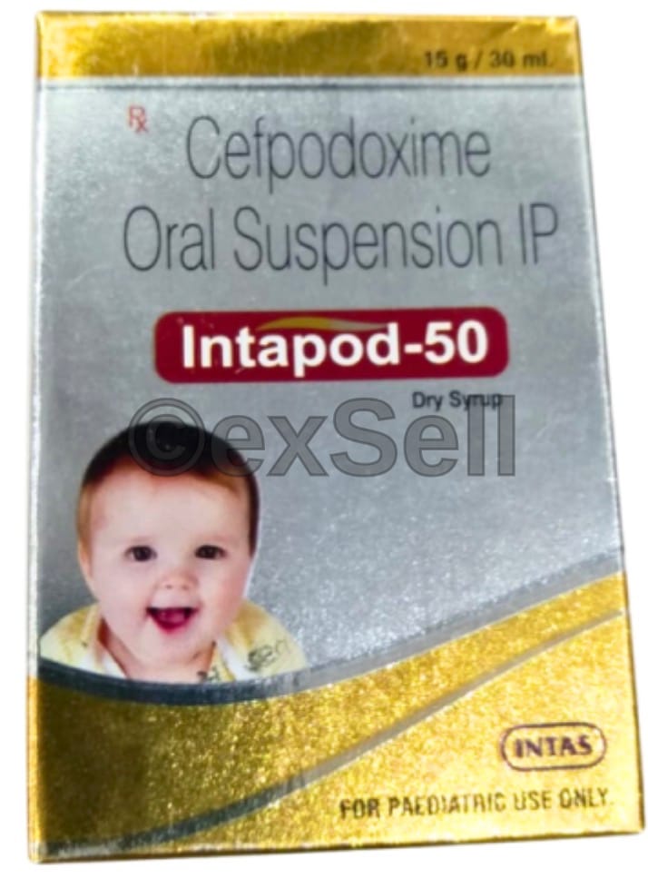 Intepod 50mg Dry Syrup 50mg Dry syrup – Cefpodoxime Proxetil (50mg)