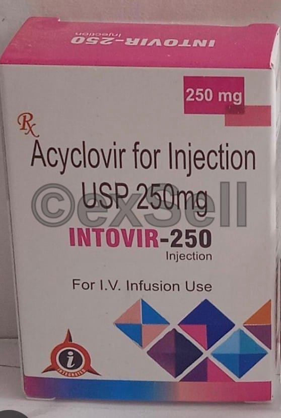 Intovir 250mg Injection 250mg Vial – Acyclovir (250mg)