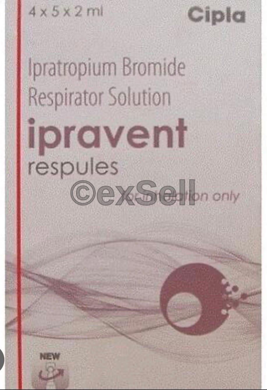 Ipravent Respules 500mcg Repsules – Ipratropium (500mcg)