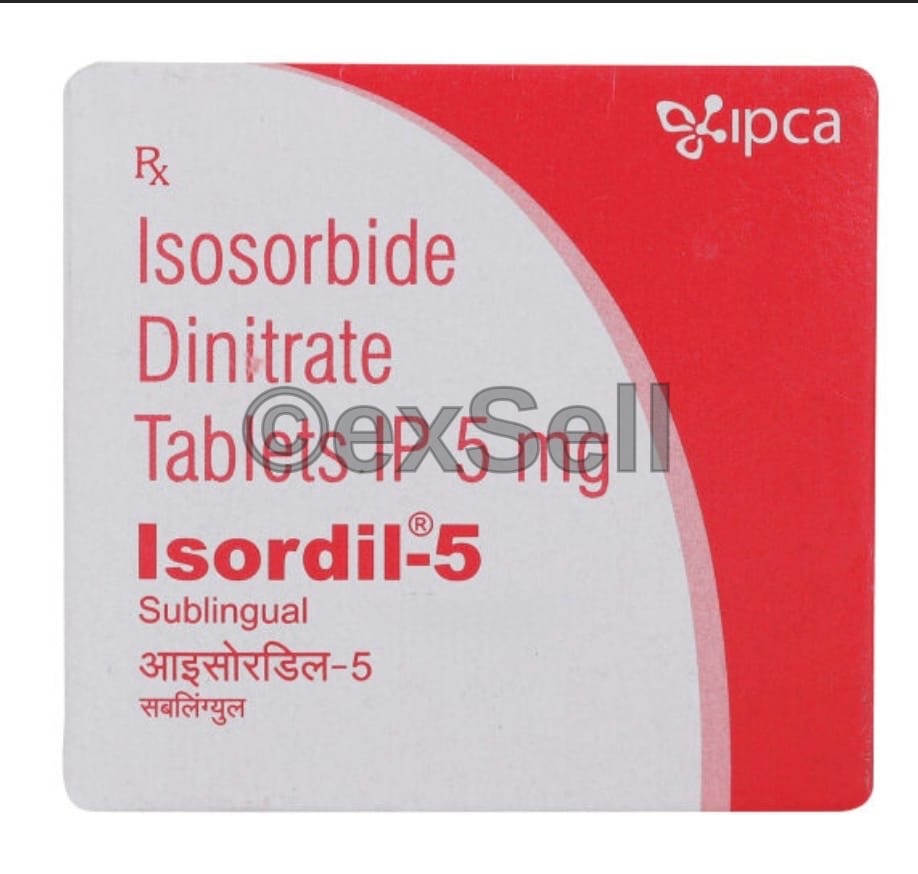 Isordil 5mg tablet 5mg Tablet – Isosorbide Dinitrate (5mg)