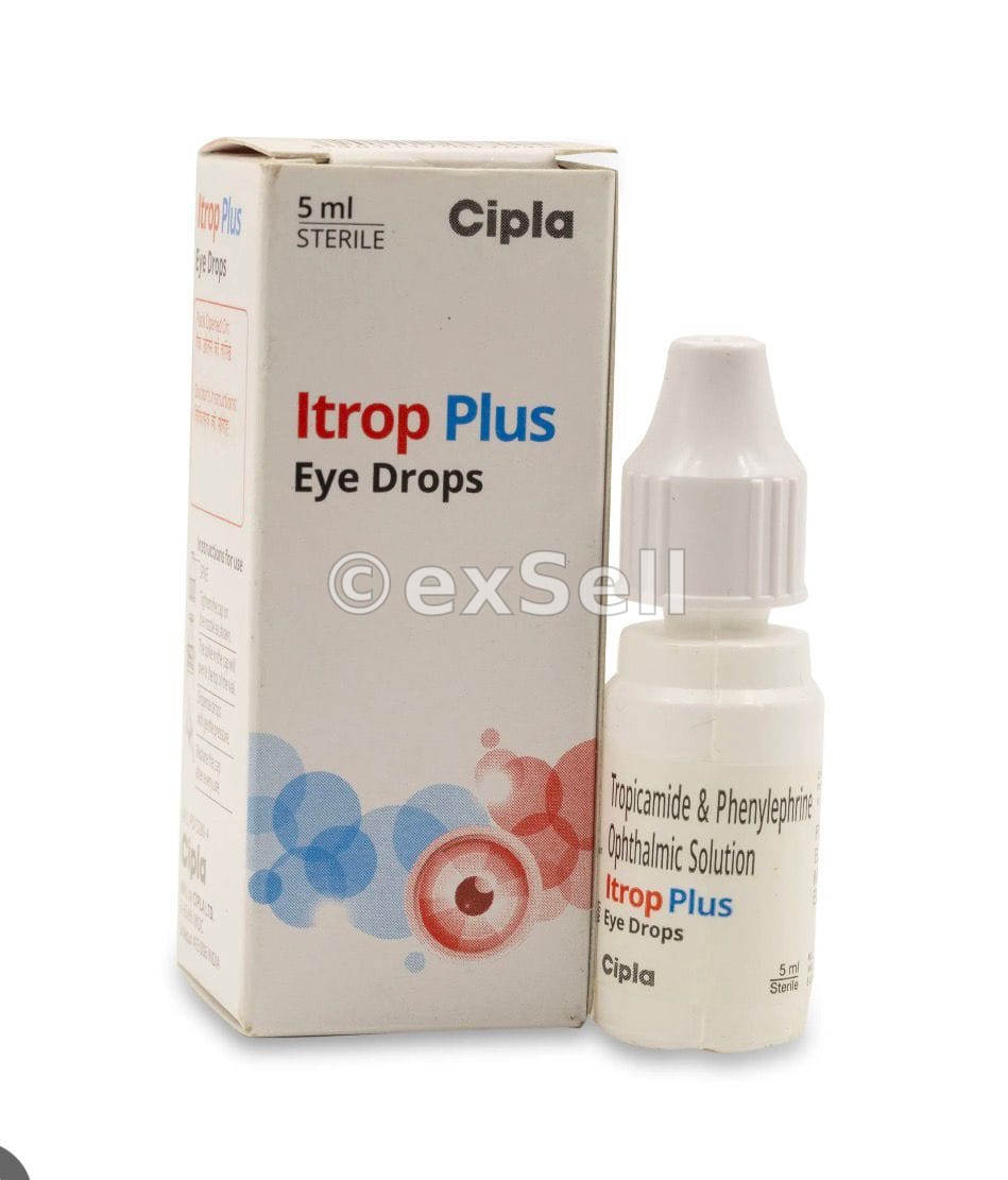 Itrop Plus Eye Drop 5.8% Eye drop – Phenylephrine (5% w/v) + Tropicamide (0.8% w/v)