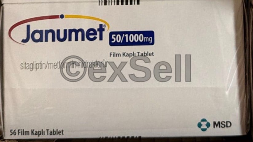 Janumet 50mg/1000mg Tablet 50mg/1000mg Tablet – Sitagliptin (50mg) + Metformin (1000mg)