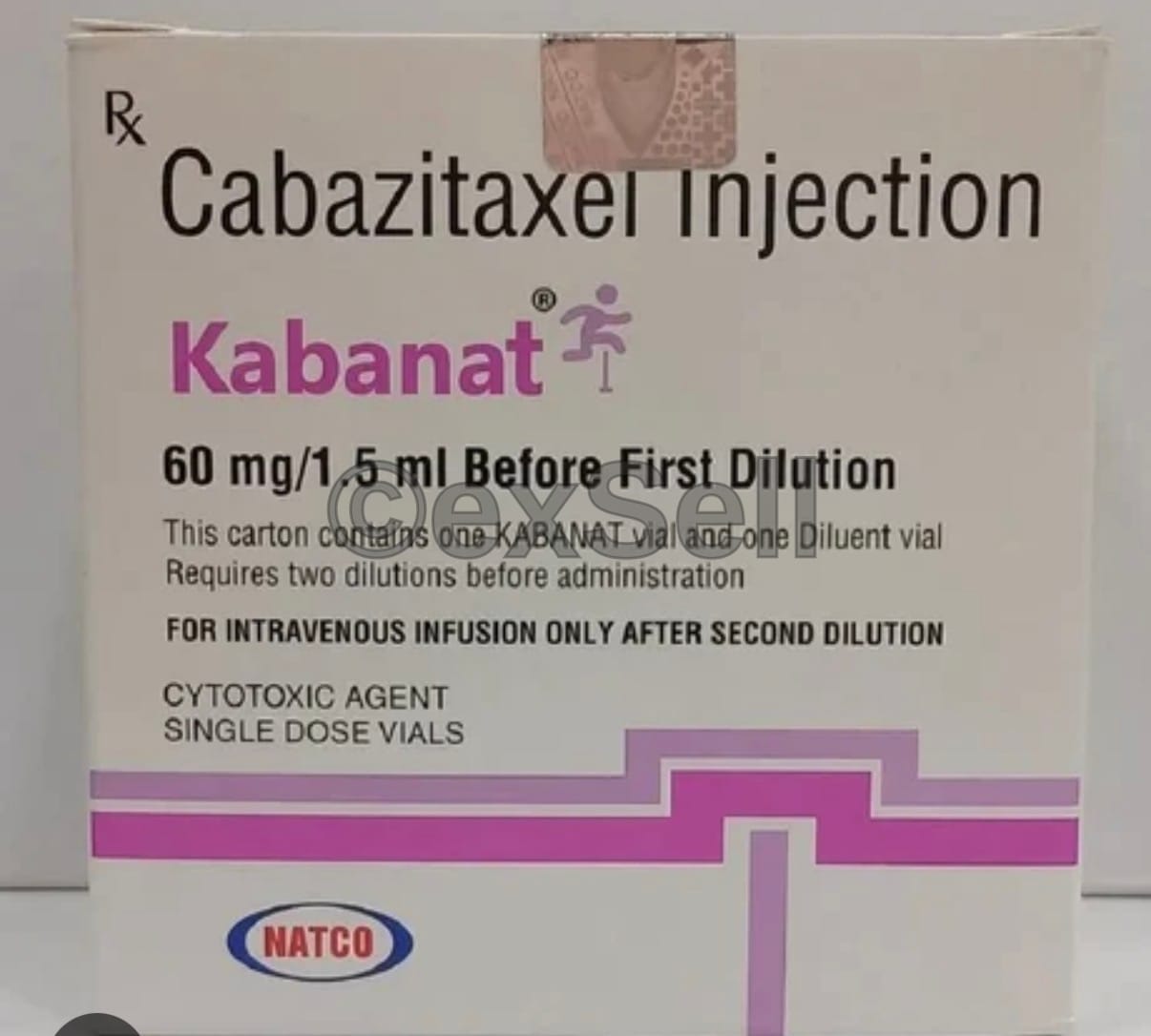 Kabanat Injection 60mg Vial – Cabazitaxel (60mg/ml)