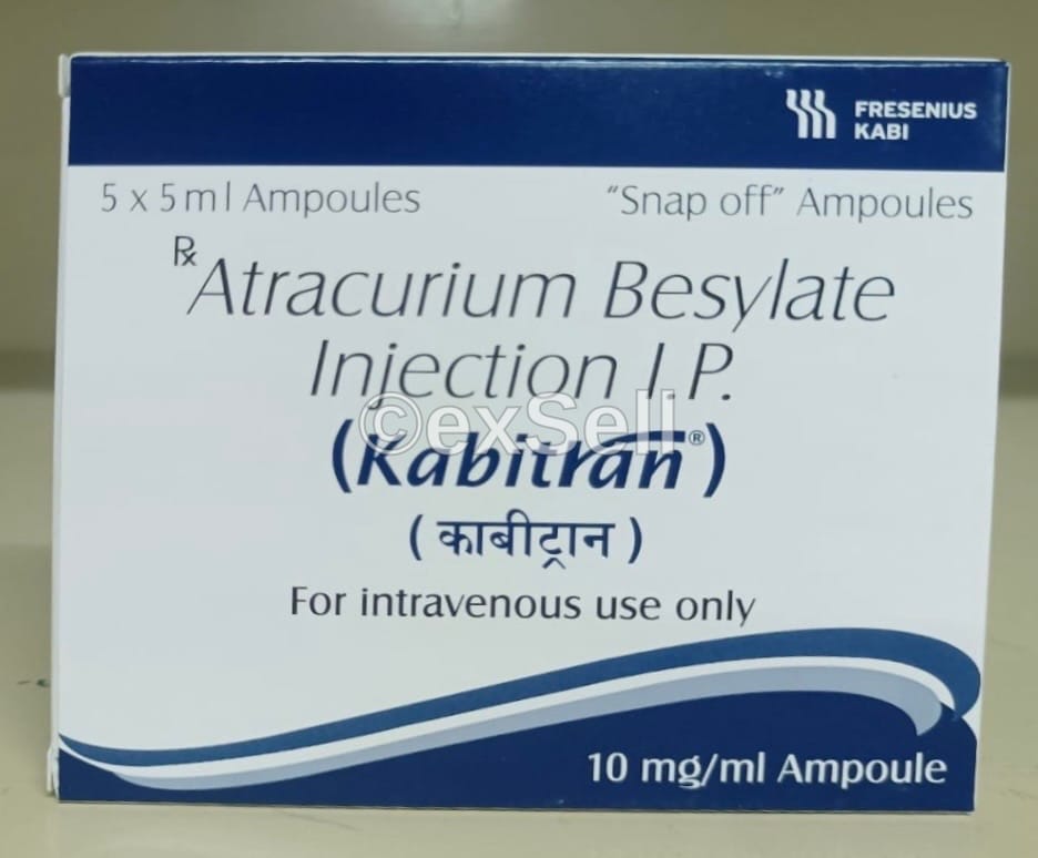 Kabitran Injection 10 mg Injection – ATRACURIUM-10MG