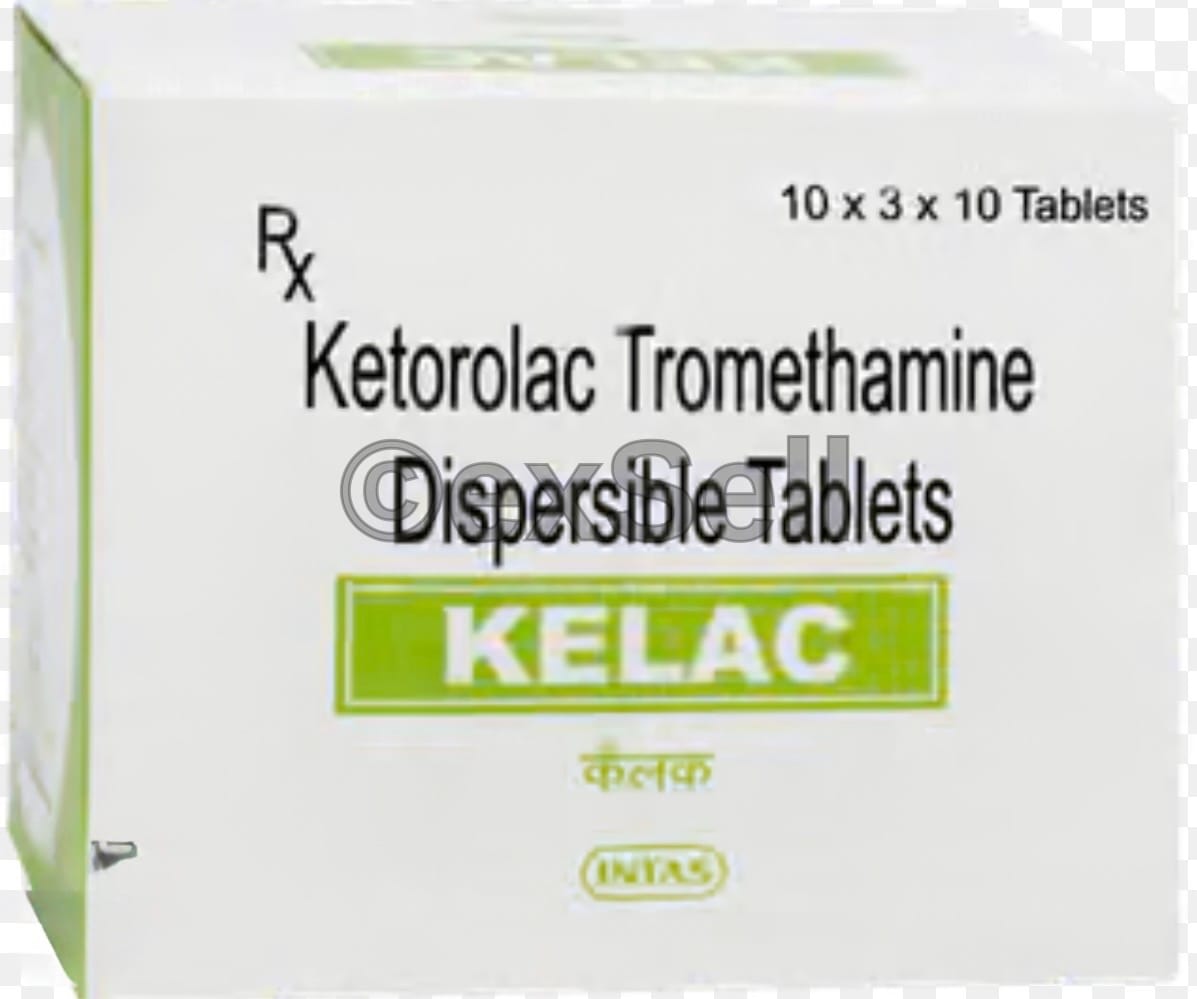 Kelac 10mg Tablet 10 mg Tablet – Ketorolac (10mg)