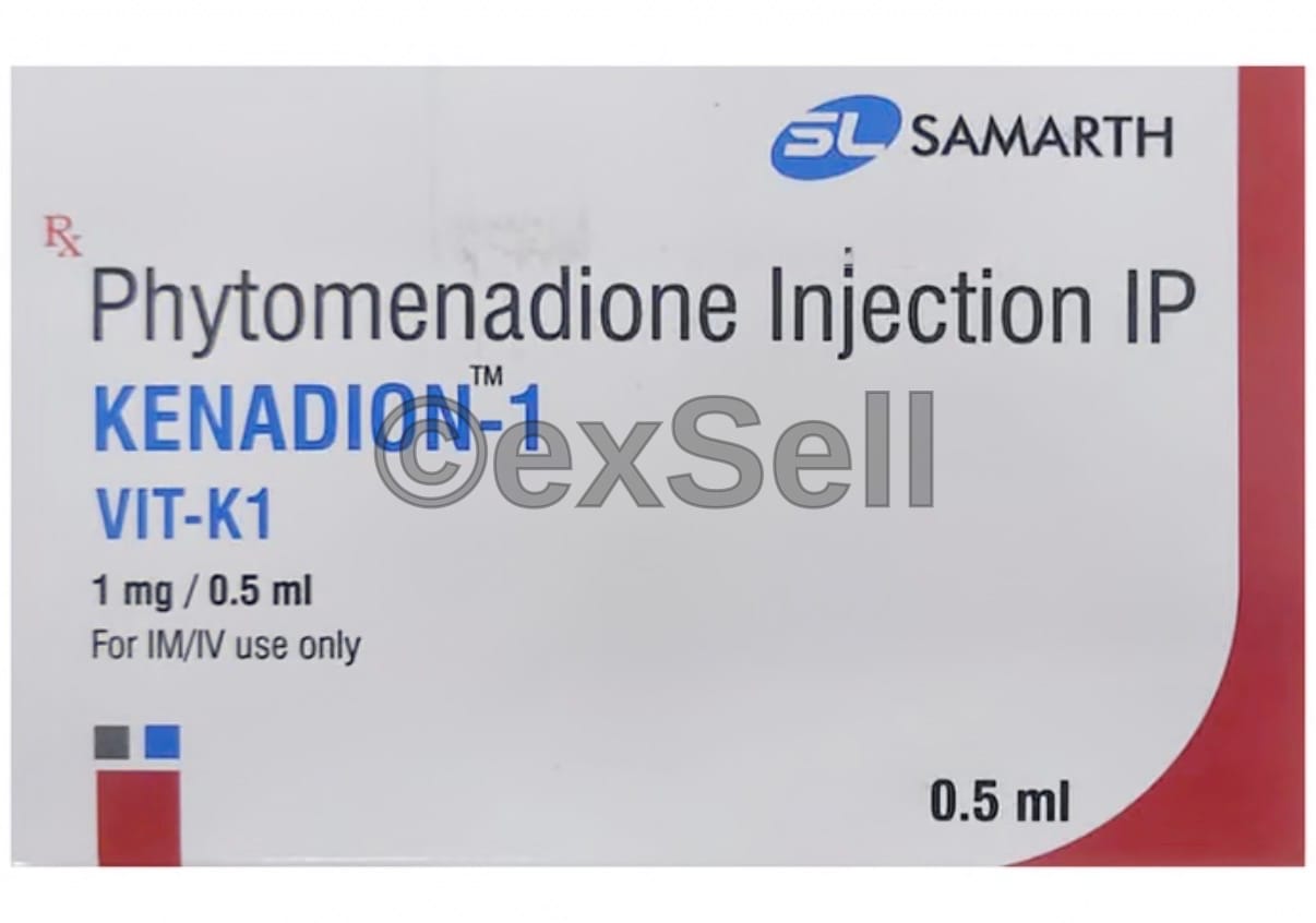 Kenadion 1mg Injection 0.5 ml 1 mg Injection – Phytomenadione (1mg)