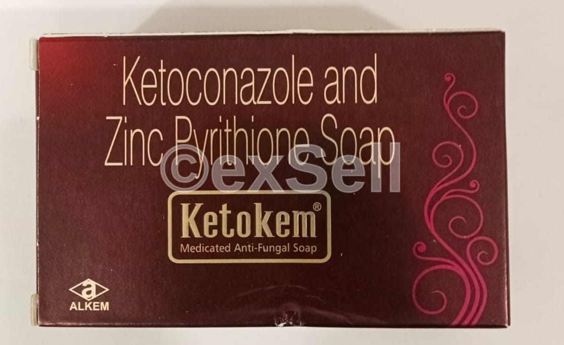 Ketokem Soap 75gm For Skin Infections 2% Soap – Ketoconazole (1% )+ Zinc pyrithione (1%)