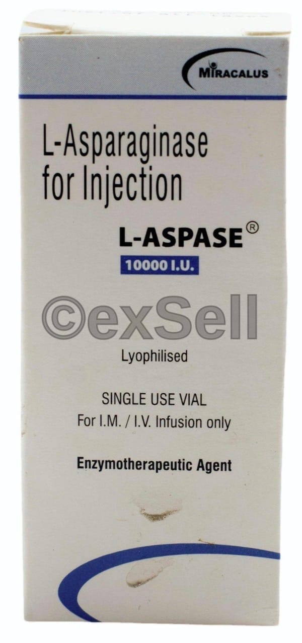 L-Aspase 10000IU Injection 10000IU Vial – Asparaginase (10000IU)