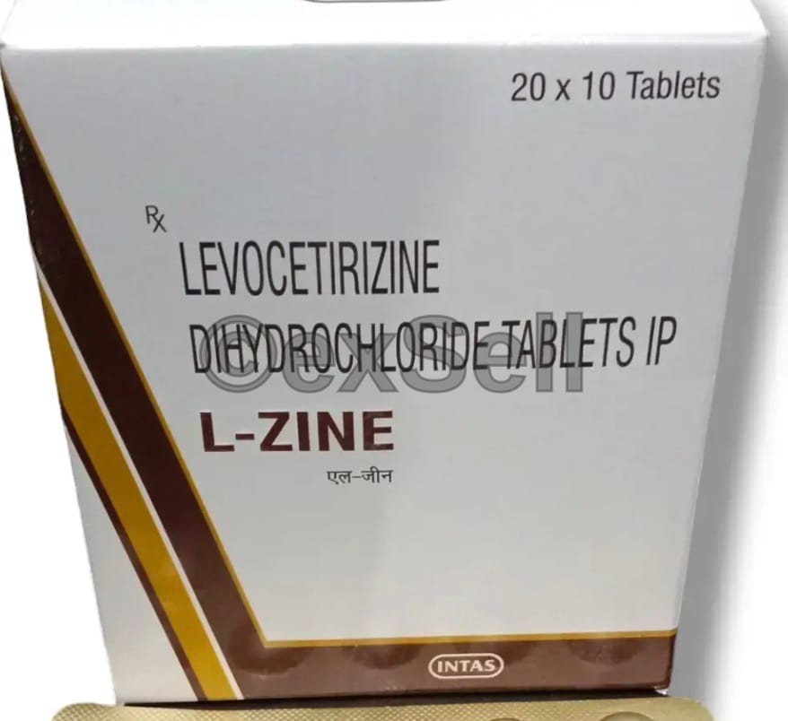 L Zine Tablet 5 mg Tablet – Levocetirizine (5 Mg)