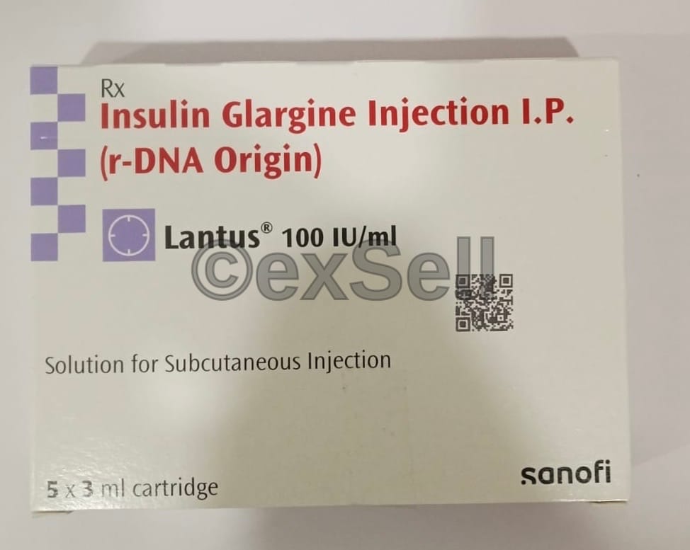 Lantus 100IU/ml Solution for Injection 100IU Cartridge – Insulin Glargine (100IU/ml)