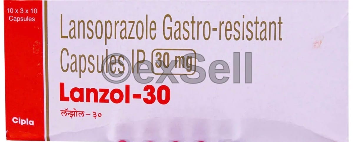 Lanzol 30mg Capsule 30mg Capsule – Lansoprazole (30mg)