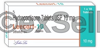 Leecort 10mg Tablets 10mg Tablets – Hydrocortisone (10 Mg)