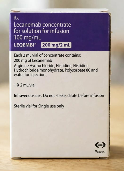 Leqembi 200mg/2ml 100 mg/ml Injection – Lecanemab 100mg /ml