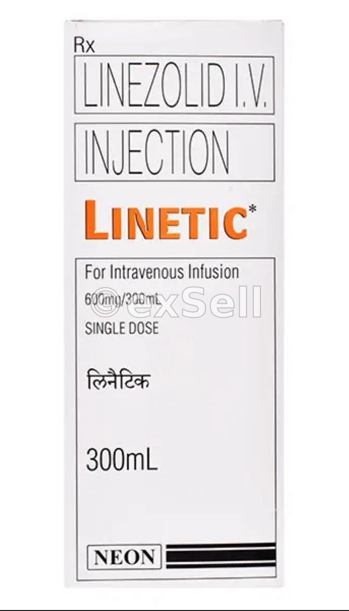 Linetic 600mg Infusion 600 mg Infusion – Linezolid (600mg)