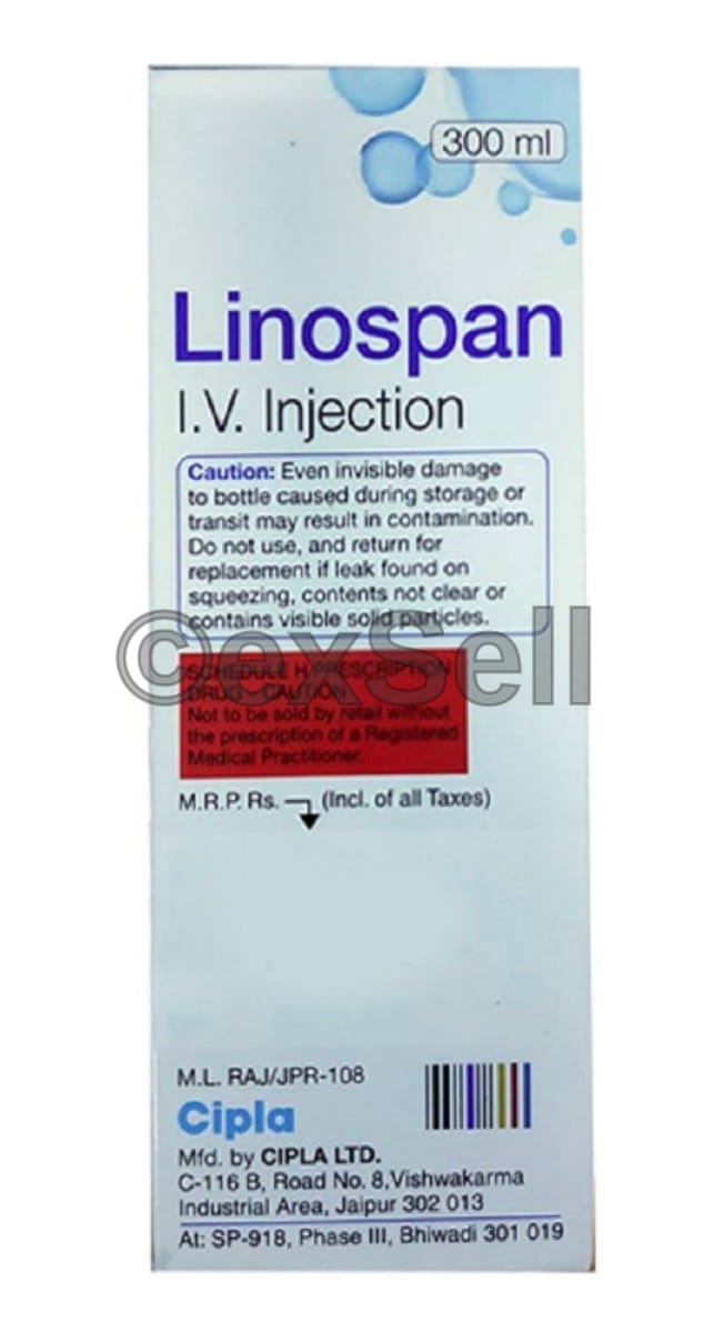 Linospan 600mg Infusion 600mg Infusion – Linezolid (600mg)