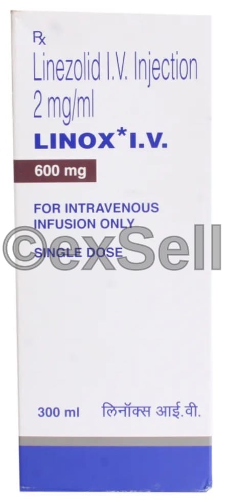 Linox 600mg Infusion 600mg Infusion – Linezolid (600mg)