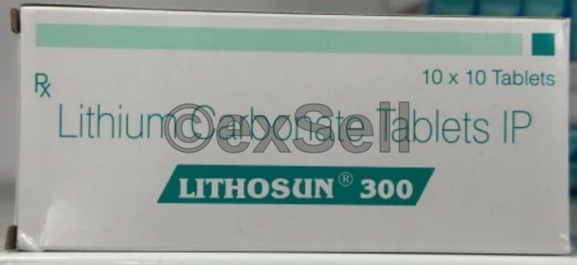 Lithosun 300mg Tablet 300mg Tablet – Lithium carbonate (300mg)