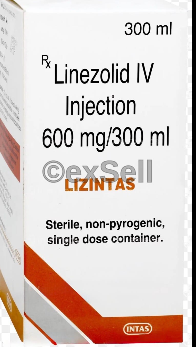 Lizintas Injection 600mg /5% Vial – Dextrose (5 %) + Linezolid (600 Mg)