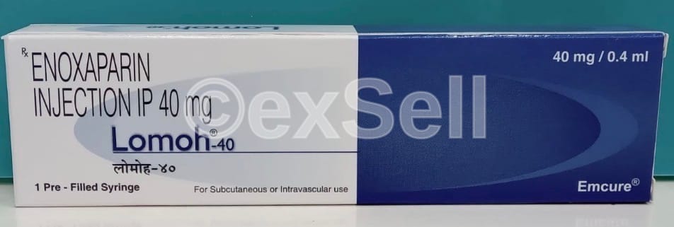 Lomoh 40 Injection 40 mg Prefilled syringe – Enoxaparin (40mg)