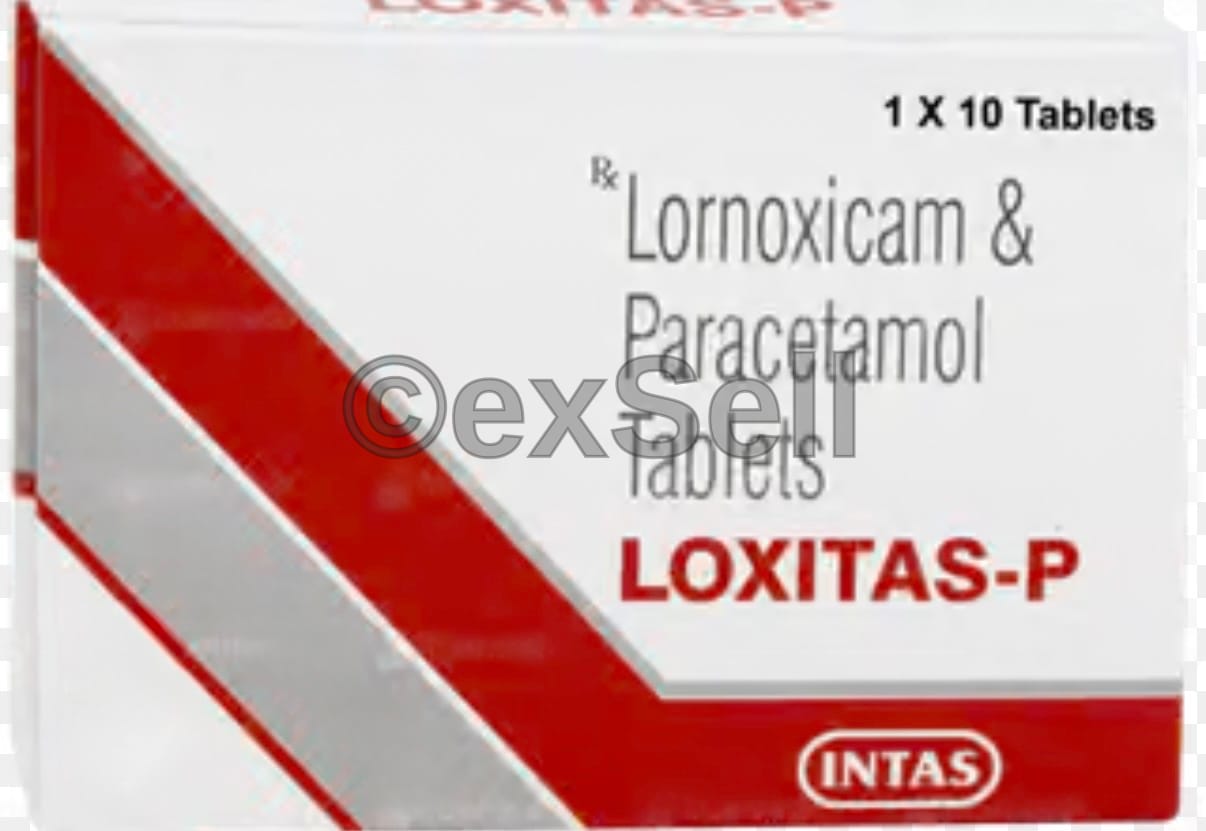 Loxitas P Tablet 8mg/325mg Tablet – Lornoxicam (8mg) + Paracetamol (325mg)