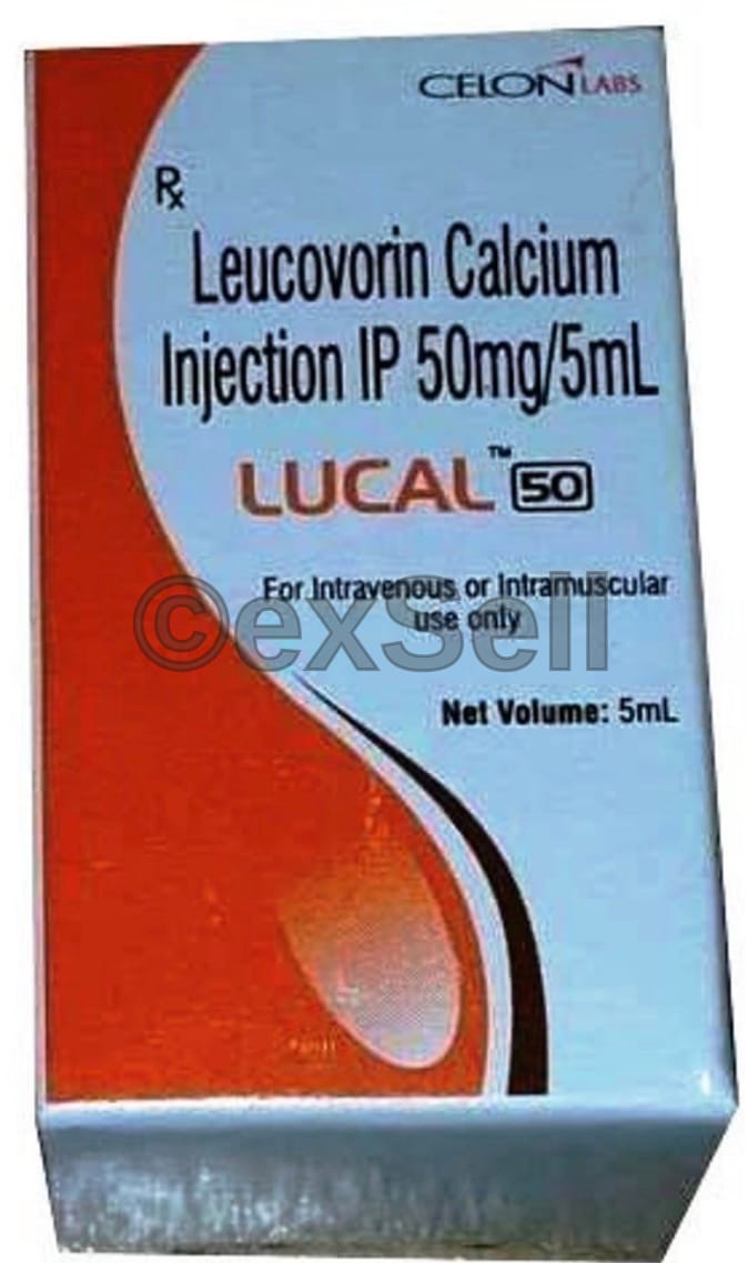 Lucal 50mg Injection 50mg Vial – Calcium Leucovorin (50mg)