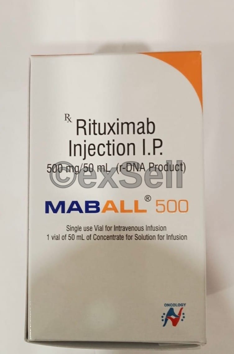 Maball 500mg Injection 500 mg Injection – Rituximab (500mg)