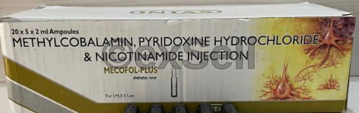Mecofol-Plus Injection 100mg + 1000mcg Injection – Nicotinamide (100mg) + Methylcobalamin (1000mcg)