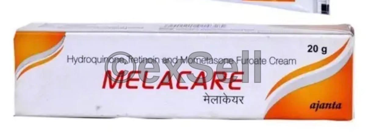 Melacare Cream 2% + 0.1% + 0.025% Cream – Hydroquinone (2%) + Mometasone (0.1% ) + Tretinoin (0.025%)