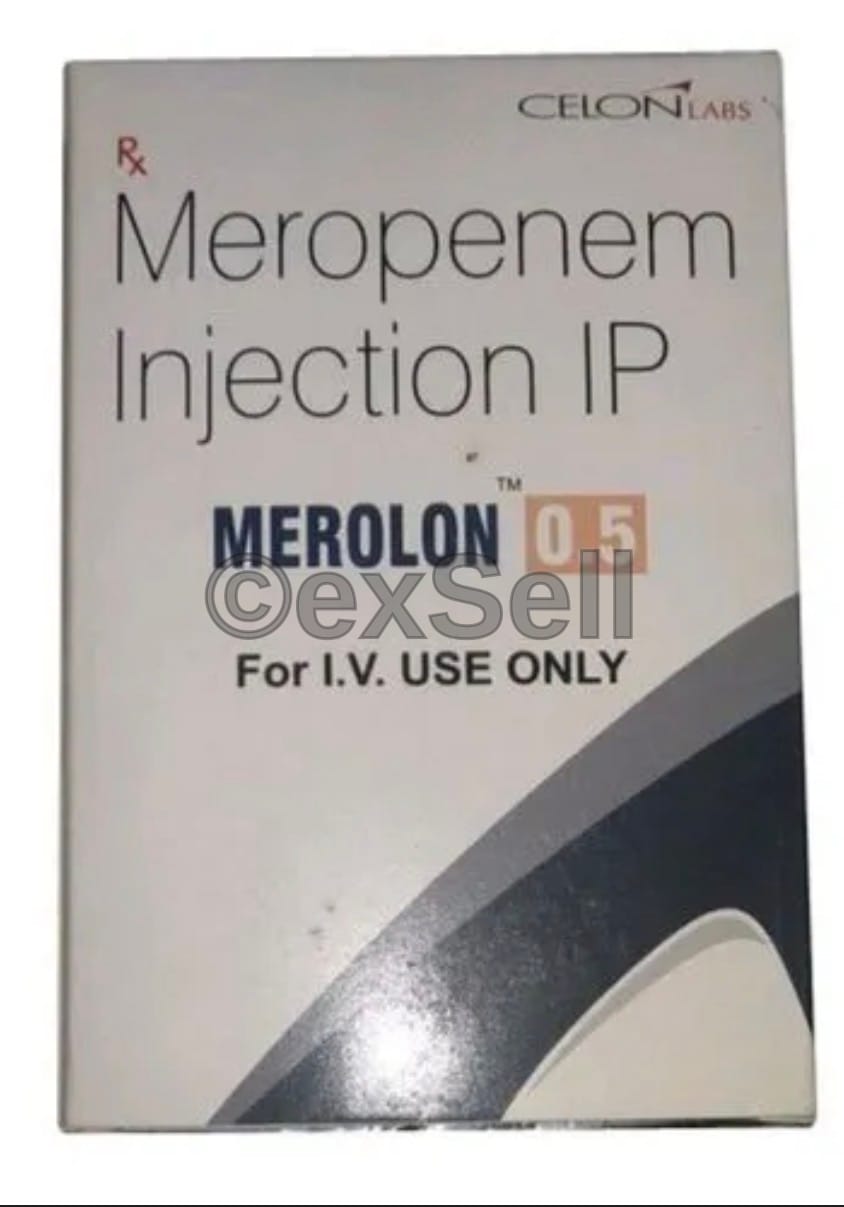 Merolan 500mg Injection 500 mg Injection – Meropenem (500mg)