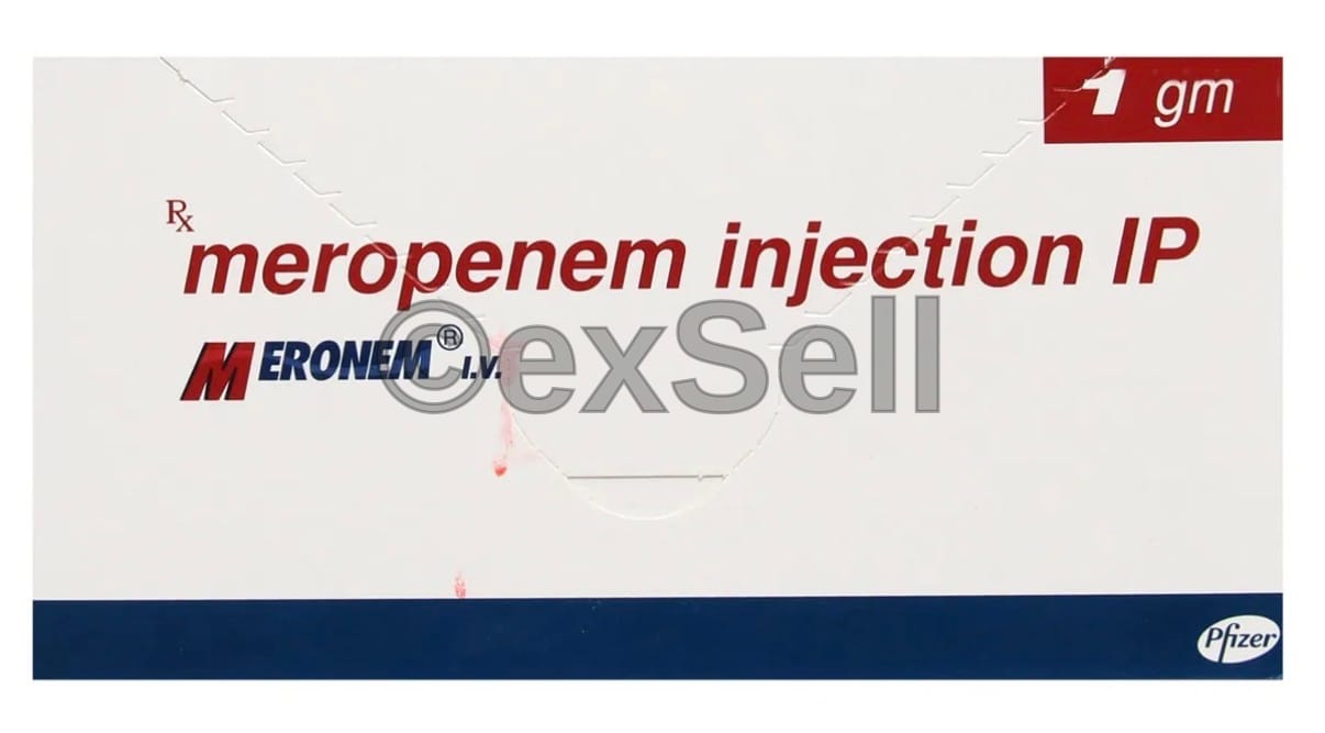 Meronem Injection 1gm Vial – Meropenem (1gm)