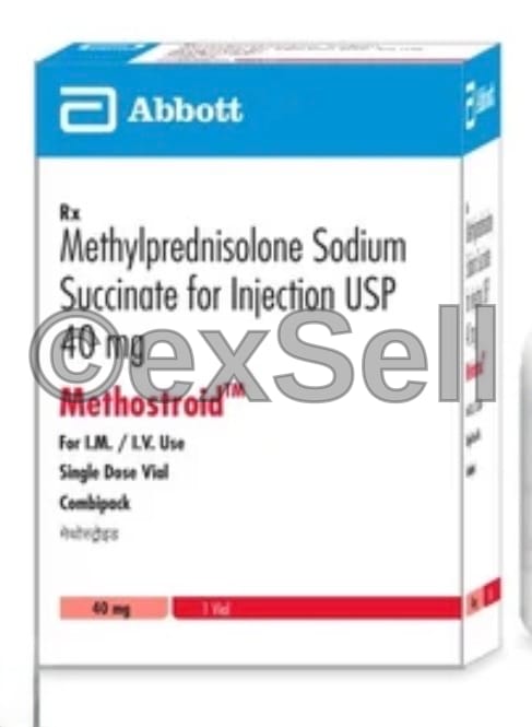Methostroid 40mg Injection 40 mg Injection – Methylprednisolone (40mg)