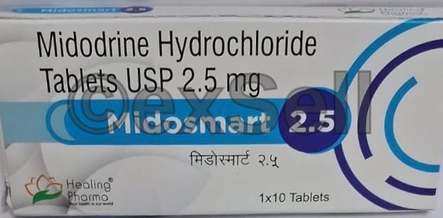 Midosmart 2.5mg Tablet 2.5mg Tablet – Midodrine (2.5mg)