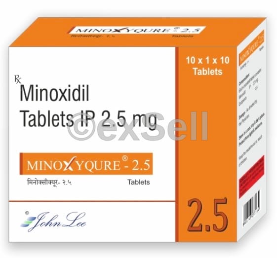 Minoxyqure- 2.5mg 2.5 mg Tablet – Minoxidil 25 mg