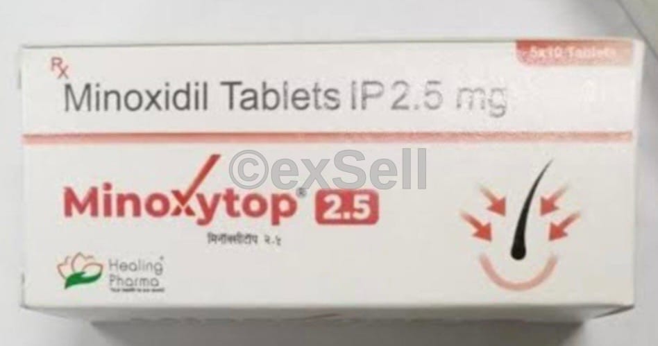 Minoxytop 2.5mg Tablet 2.5mg Tablet – Minoxidil (2.5mg)