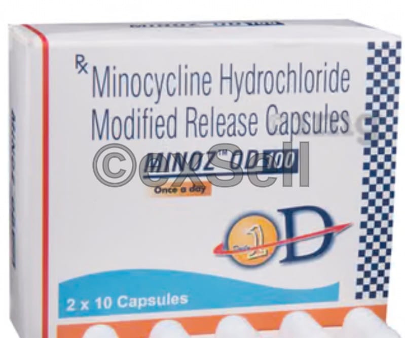 Minoz OD 100mg Capsule 100mg Capsule – Minocycline (100mg)