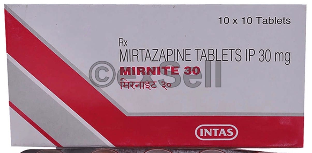 Mirnite 30mg Tablet 30mg Tablet – Mirtazapine (30mg)
