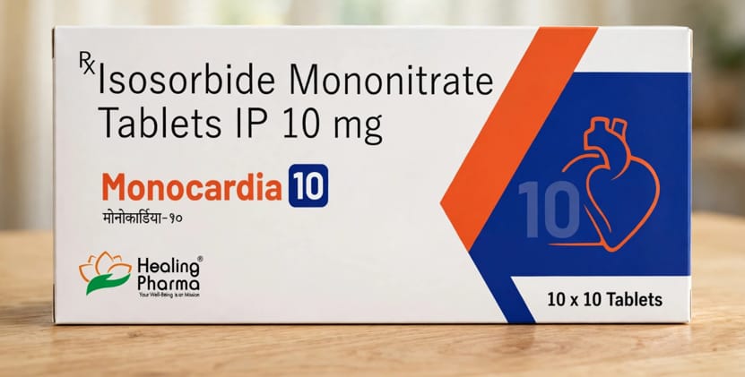 Monocardia 10 (Isosorbide Mononitrate) 10 mg Tablets – ExSell Laboratories