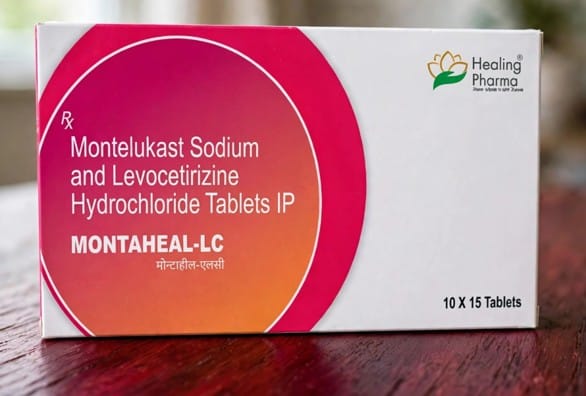 Montaheal LC 15 mg Tablets – Levocetirizine (5 mg)+ Montelukast (10 mg)