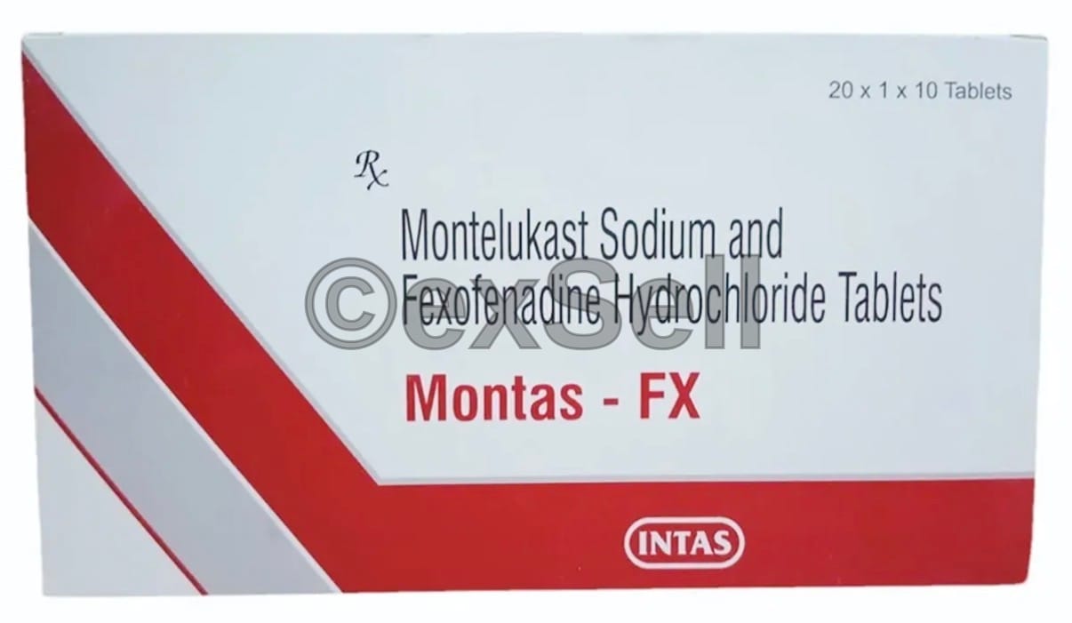 Montas-FX Tablet 10mg Tablet – Montelukast (10mg) + Fexofenadine (120mg)
