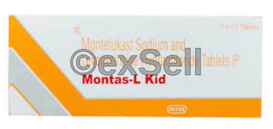 Montas L Kid Tablet 2.5mg + 4 mg Tablet – Levocetirizine (2.5 Mg) + Montelukast (4 Mg)