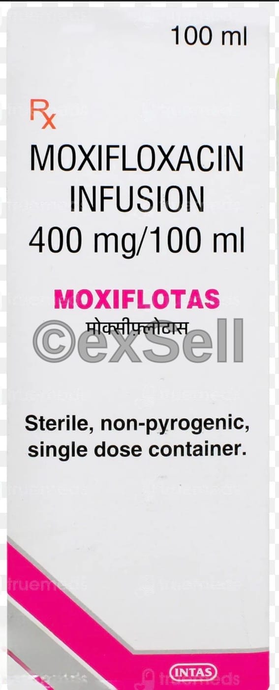 Moxiflotas 400 mg Infusion 400 mg Infusion – Moxifloxacin -400mg