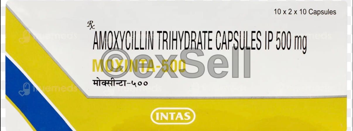 Moxinta 500mg Capsule 500 mg Tablet – Amoxycillin (500mg)
