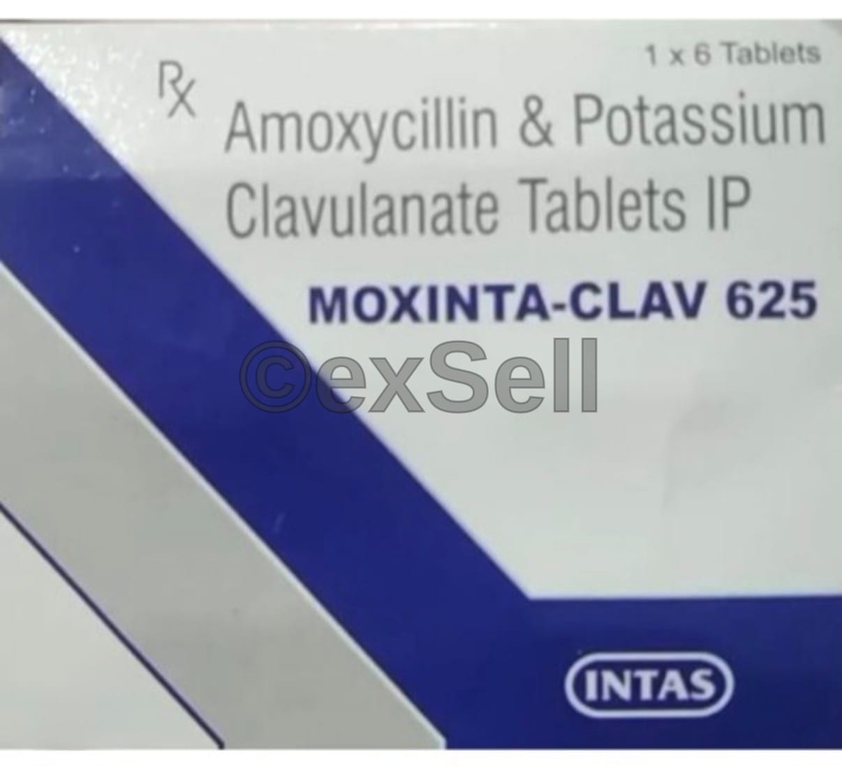 Moxinta Clav 625 Tablet 500mg + 125 mg Tablet – Amoxycillin(500 Mg)+Potassium Clavulanate(125 Mg)