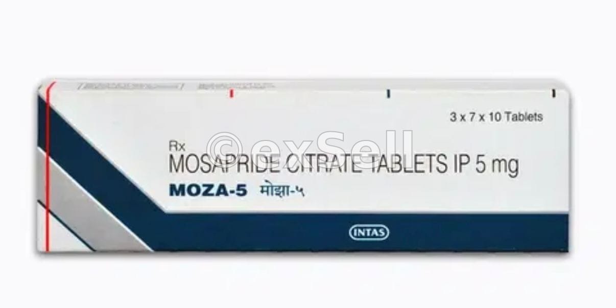 Moza 5 Tablet 5 mg Tablet – Mosapride (5mg)