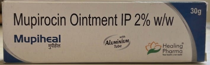 Mupiheal Cream 2 % Ointment – Mupirocin ( 2% w/w)