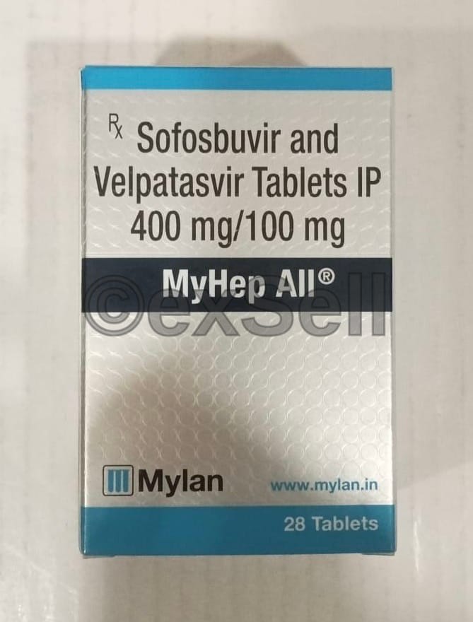 Myhep All Tablet (Sofosbuvir (400mg) + Velpatasvir (100mg)) 400mg + 100mg Tablet – ExSell Laboratories